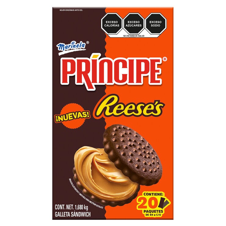 Principe Reese's Galletas Sandwich 20/84 g