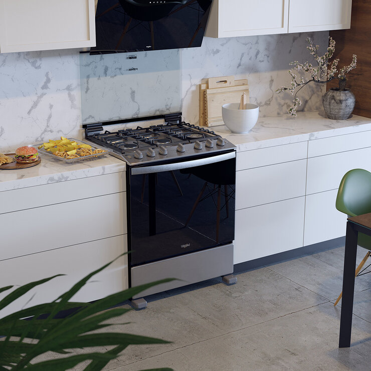 Whirlpool Estufa de Piso de Gas 6 Quemadores