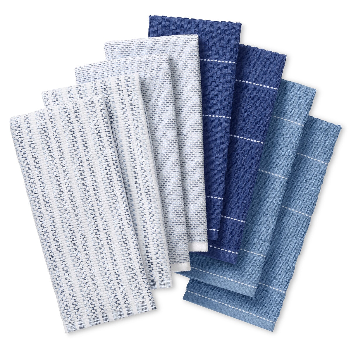 Town & Country Toallas de Cocina 8 piezas Azul