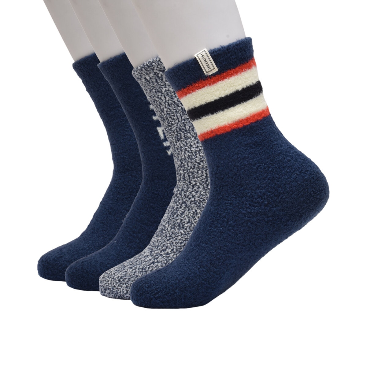 Hunter Calcetines para Dama 4 pares Azul