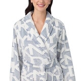 DKNY Bata para Dama Azul Grande