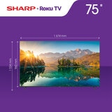 Sharp Pantalla 75" 4K UHD Smart TV Sharp Pantalla 75" 4K UHD Smart TV