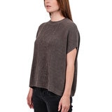 Segments Suéter para Dama Gris Grande
