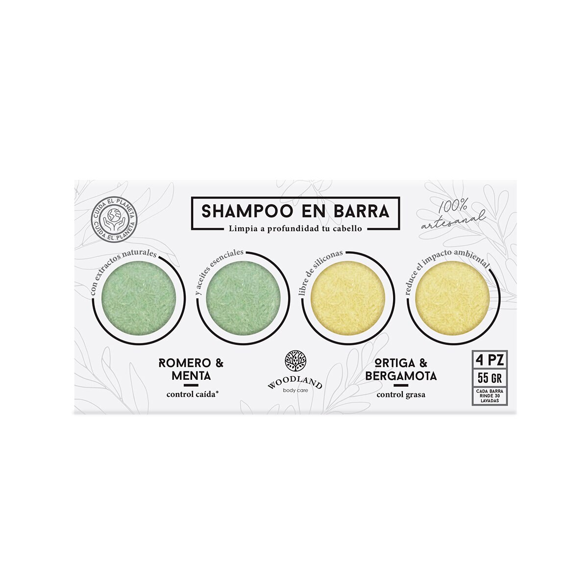 Natural Scents Shampoo en Barra 4 pzas Costco México