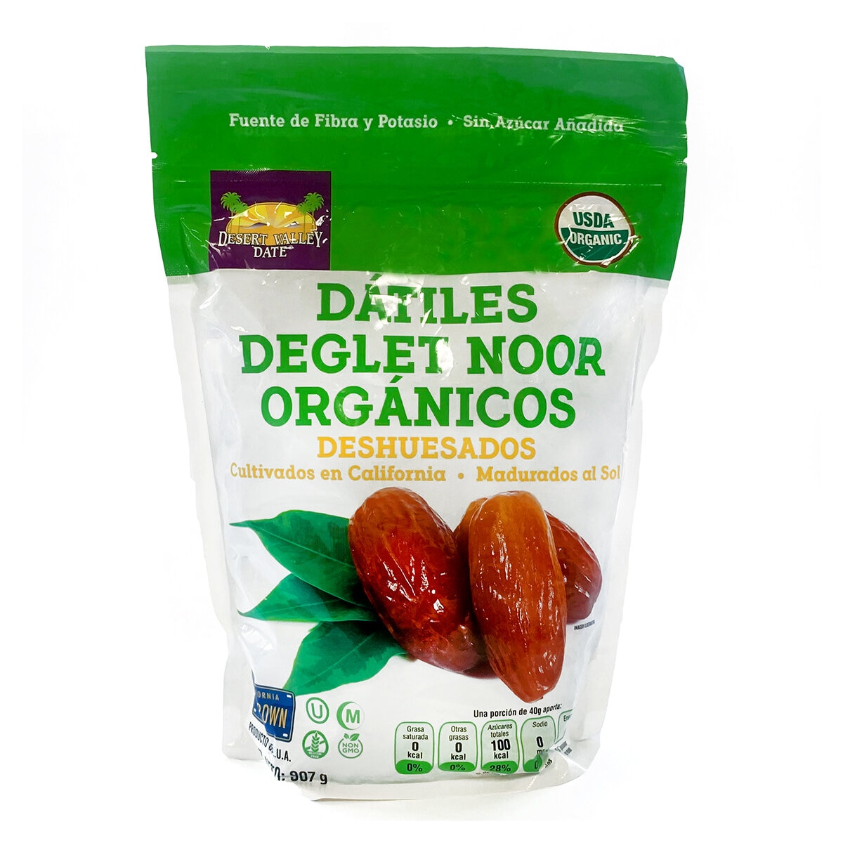 Desert Valley Date Dátiles Orgánicos 907 g