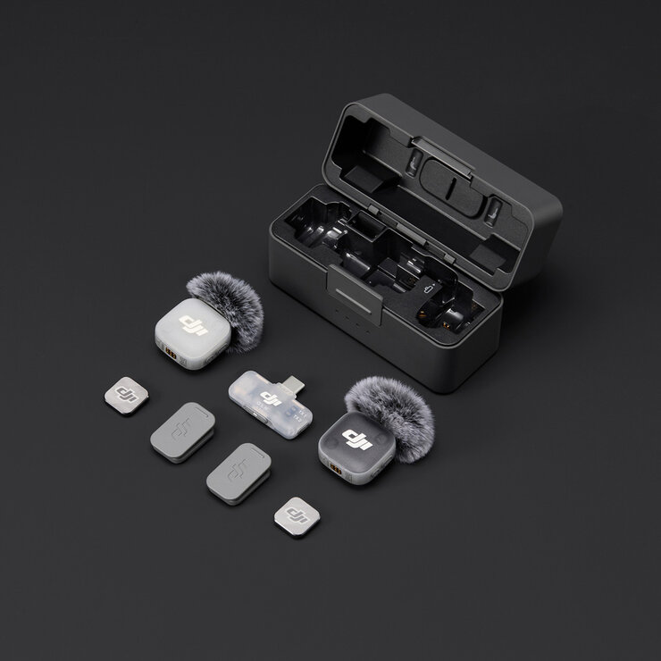DJI Mic Mini 2 Micrófono (2 Transmisores + 1 Receptor Móvil + Estuche de Carga) DJI Mic Mini 2 Micrófono (2 Transmisores + 1 Receptor Móvil + Estuche de Carga)