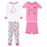 Koala Kids Pijama 4 piezas para Niños y Niñas Varias Tallas y Colores