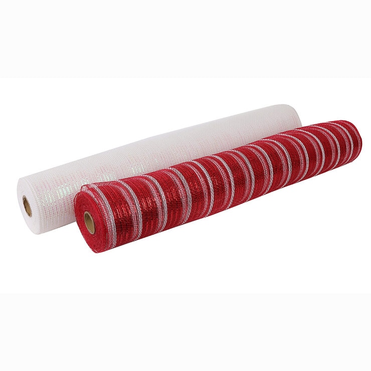 Listón de Malla de 2 Piezas Rojo Listón de Malla de 2 Piezas Rojo
