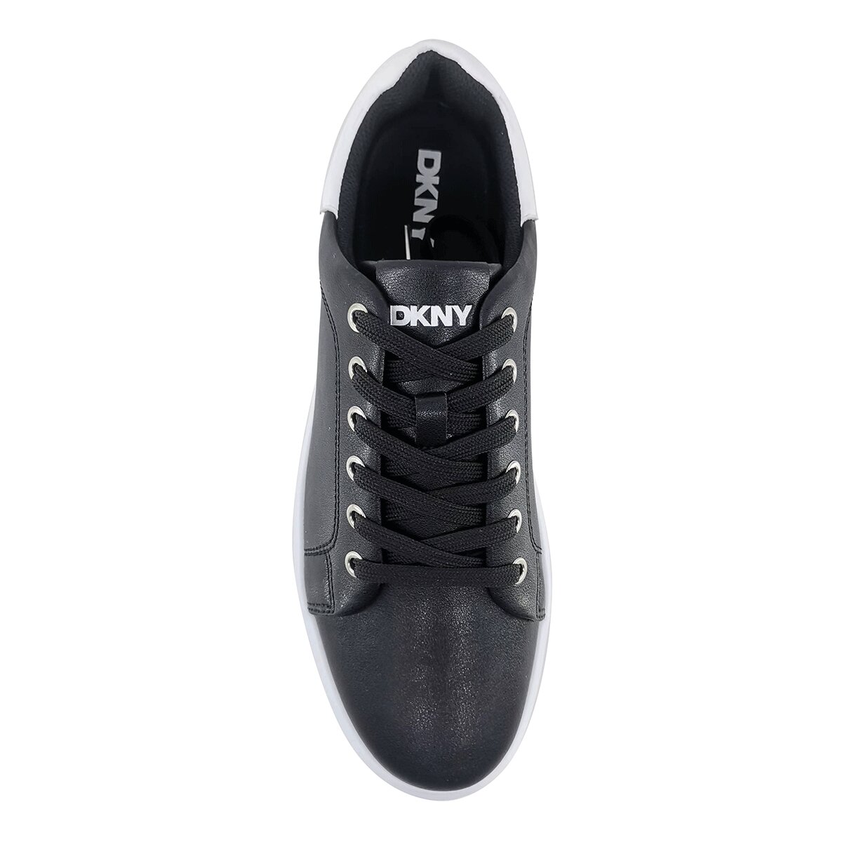 DKNY Tenis de piel para Caballero Negro US 8.5 / MEX 26.5
