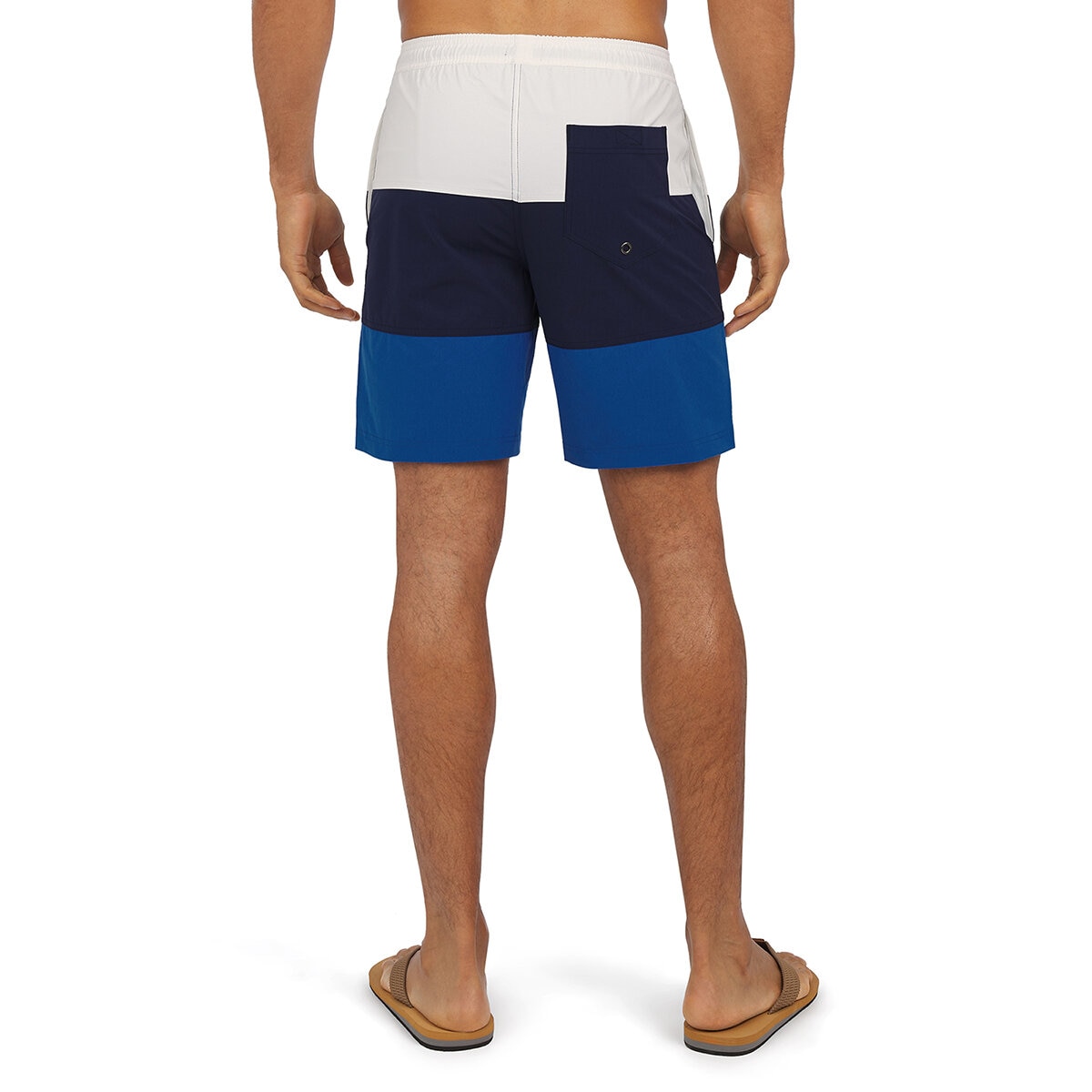 Land's End Traje de baño para Caballero Azul Extra Grande