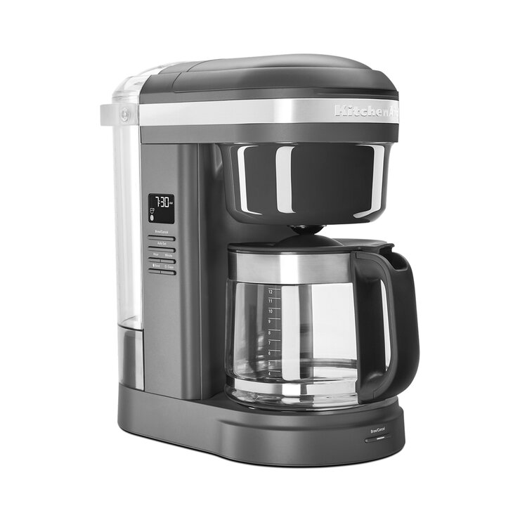 KitchenAid Cafetera de goteo 12 tazas gris