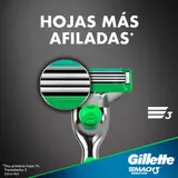 Gillette Mach 3 Rastrillo con Crema para Afeitar y 12 Cartuchos