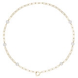 Collar de Perla Cultivada, 45.72cm, Oro Amarillo de 14K
