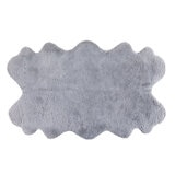 Mon Chateau Luxury Collection Tapete de Pelo Sintético 180cm x 110cm, Gris
