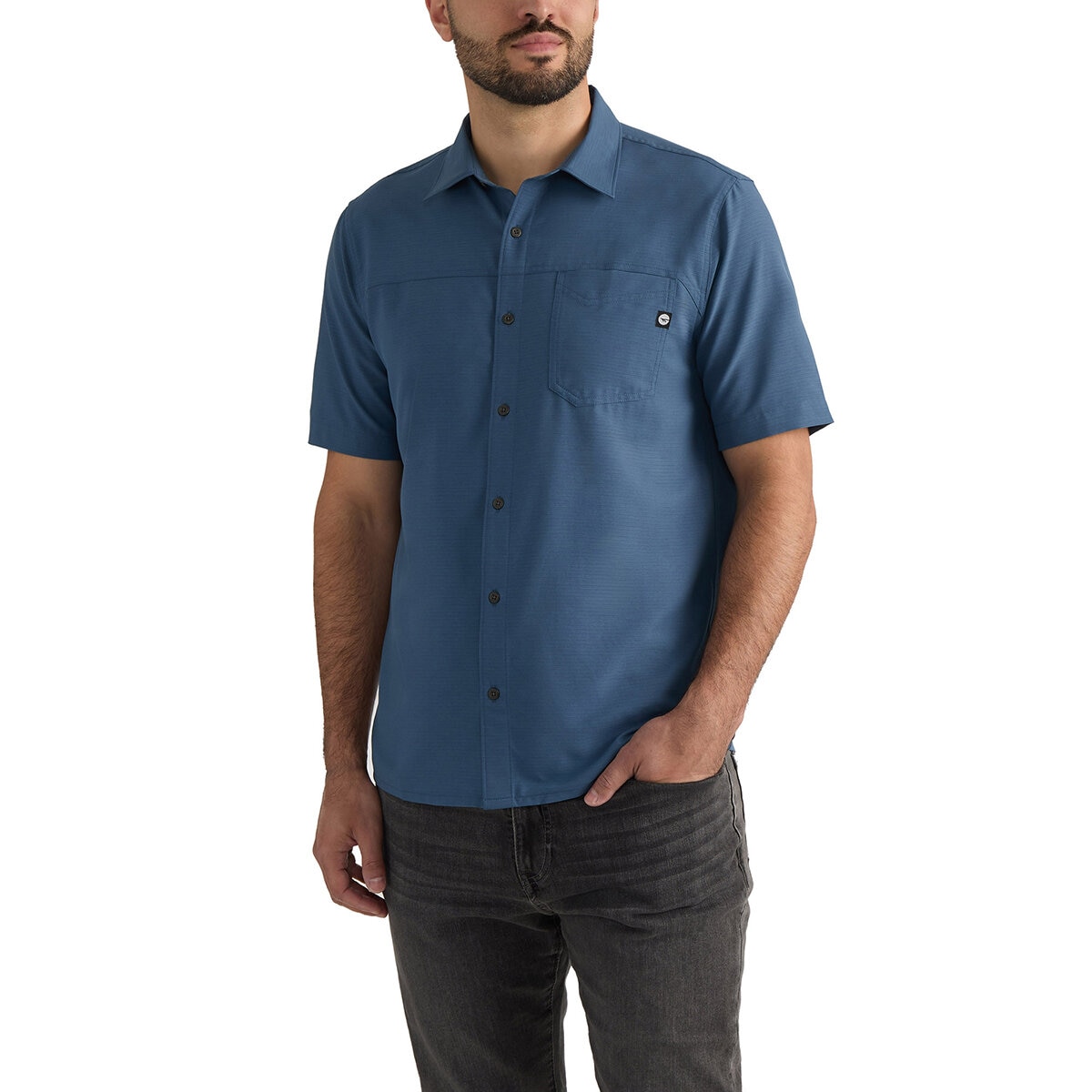 Hi - Tec Camisa para Caballero Azul Chica Hi - Tec Camisa para Caballero Azul Chica