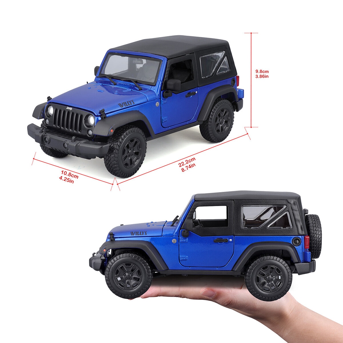 Maisto Autos de Colección Escala 1:18 - SE Jeep Willys