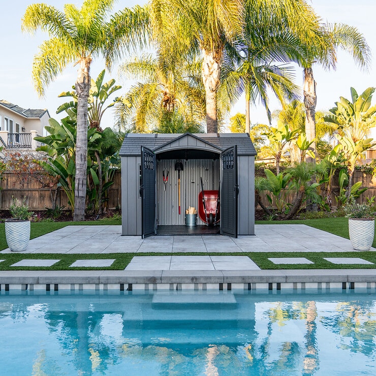 Lifetime, Cobertizo de Almacenamiento Exterior de 2.43 m x 3.04 m