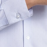 Calvin Klein Camisa para Caballero Azul Cuello 17/17.5 Manga 32/33