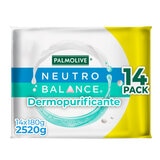 Palmolive Jabón Neutro Balance Dermo Purificante 14 pz de 180 gr