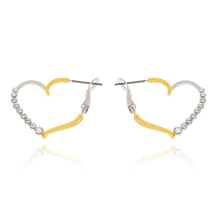 Mayfer, Juego de Collar con Dije De Corazón y Aretes