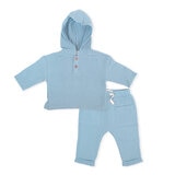René Rofé Baby Conjunto de 4 piezas para Bebés Azul 9 Meses