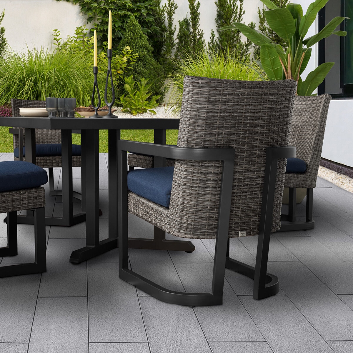 Agio, Luna Comedor para Exterior de 9 Piezas Agio, Luna Comedor para Exterior de 9 Piezas