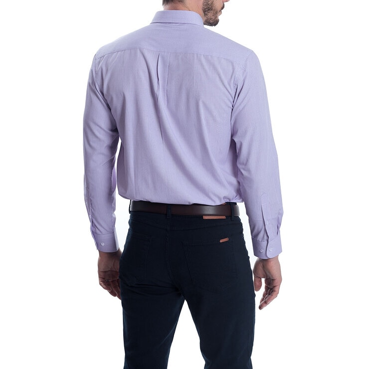 Chaps Camisa para Caballero Morado Cuello 16/16.5 Manga 32/33