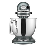KitchenAid, Batidora Artisan Verde, Tazón de acero inoxidable pulido con asa, 4.7 L,