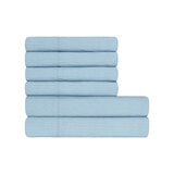 South Point Home Fashions, Juego de Sábanas King 6 Piezas, Thin Stripe Blue