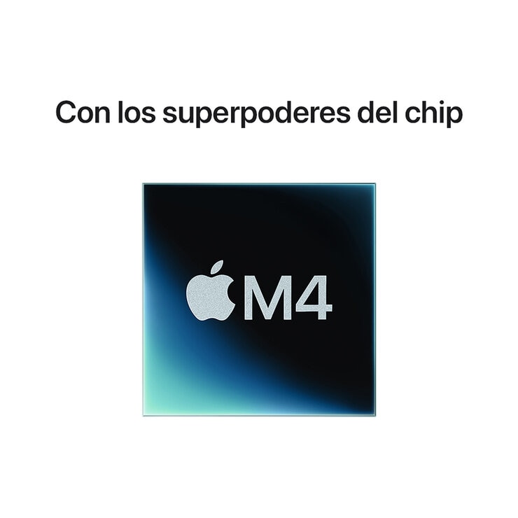 Apple Mac Mini Chip M4 512GB CPU de 10 Núcleos GPU de 10 núcleos Memoria unificada de 24GB
