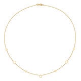 Collar de Corazones, 45.72cm, Oro Amarillo 14K Collar de Corazones, 45.72cm, Oro Amarillo 14K