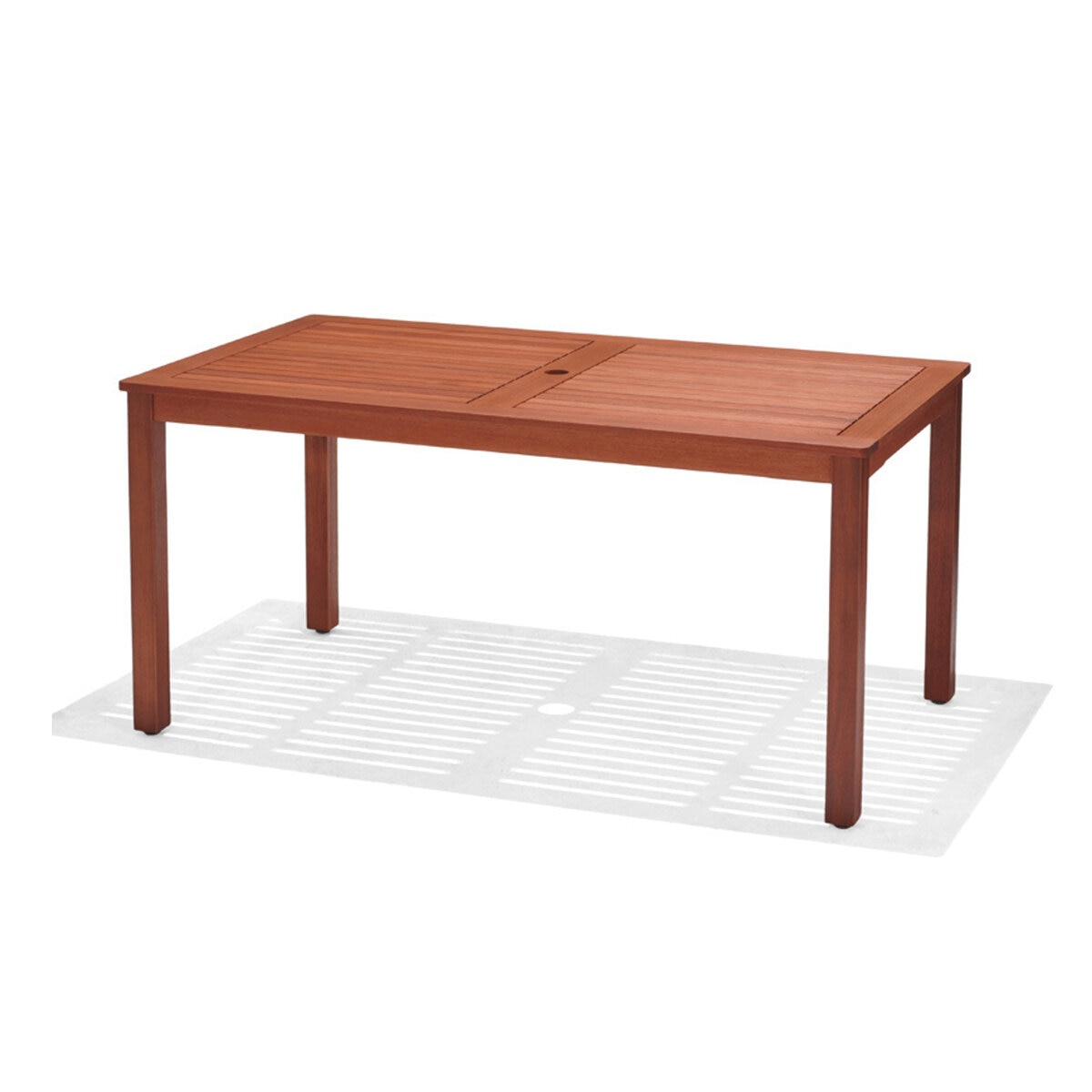 Midtown Concept, Orlando Mesa de Comedor para Exterior de Madera