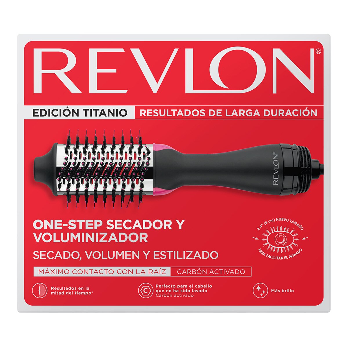 Revlon One Step Secador y Voluminizador de Titanio para Cabello 
