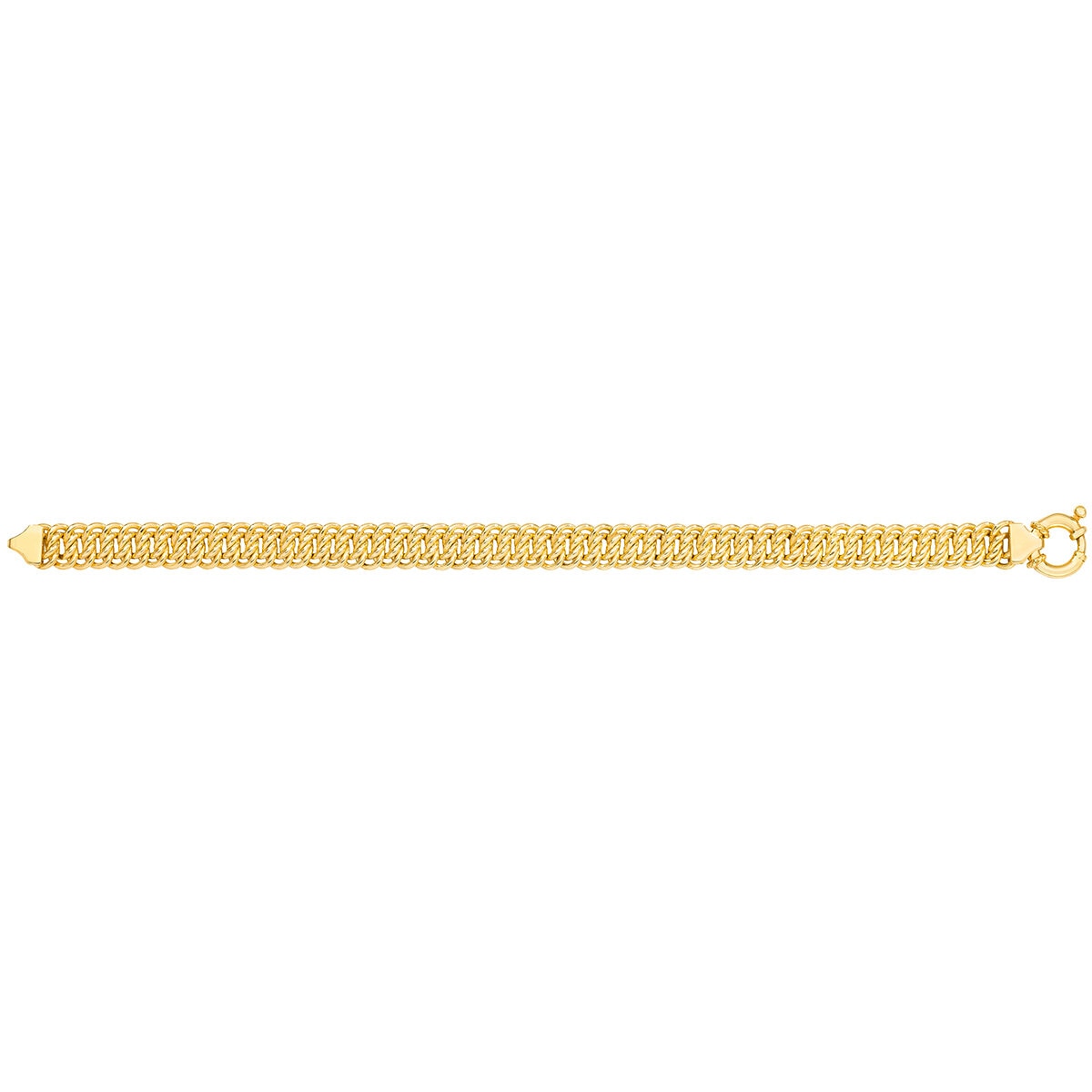 Pulsera, Eslabones Infinito, Oro Amarillo 14K, 19.05cm