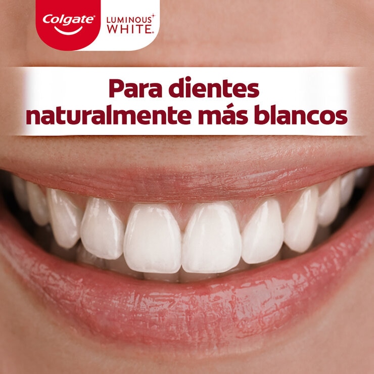 Colgate Luminous White Pasta Dental con Carbón Activado 4 pzas