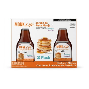 Monk Life Jarabe de Fruta del Monje Sabor Maple 2/250 ml Monk Life Jarabe de Fruta del Monje Sabor Maple 2/250 ml