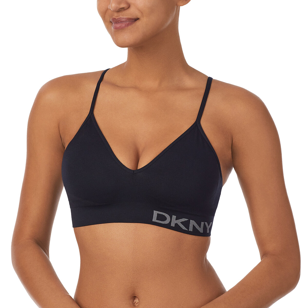 DKNY Brasier para Dama 2 piezas Negro Mediana