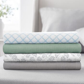 Martha Stewart Juego de Sábanas 4 piezas Tamaño King