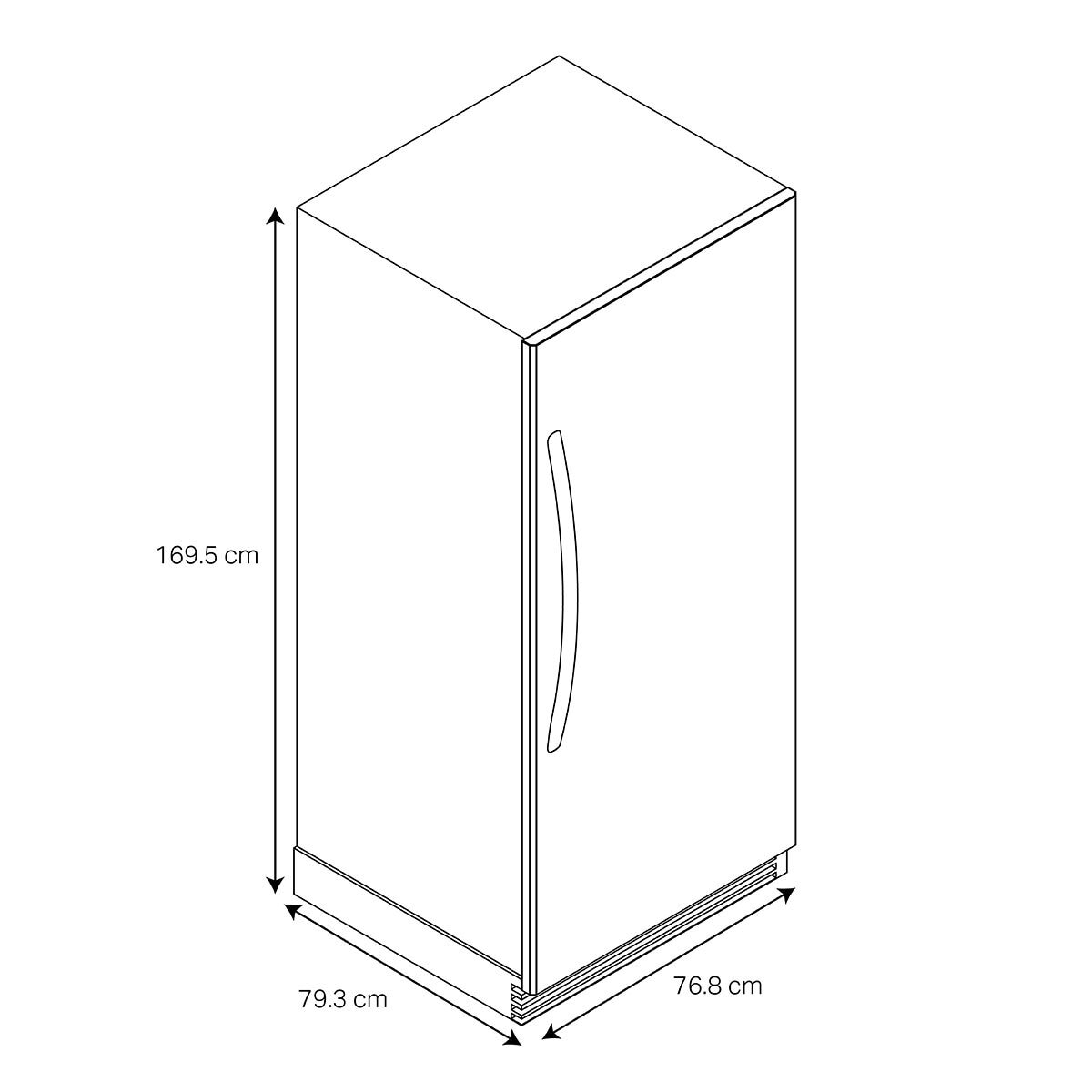 Whirlpool Refrigerador 18' y Congelador 18' Sidekicks