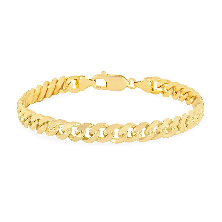Pulsera de Eslabones, Oro 14k Pulsera de Eslabones, Oro 14k