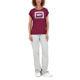 DKNY Playera para Dama Rojo Extra Grande