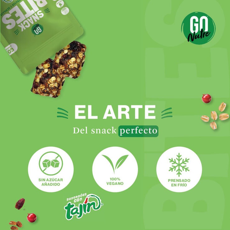 Go Nutre Snack Bites de Frutas y Semillas Sazonadas con Tajín 780 g