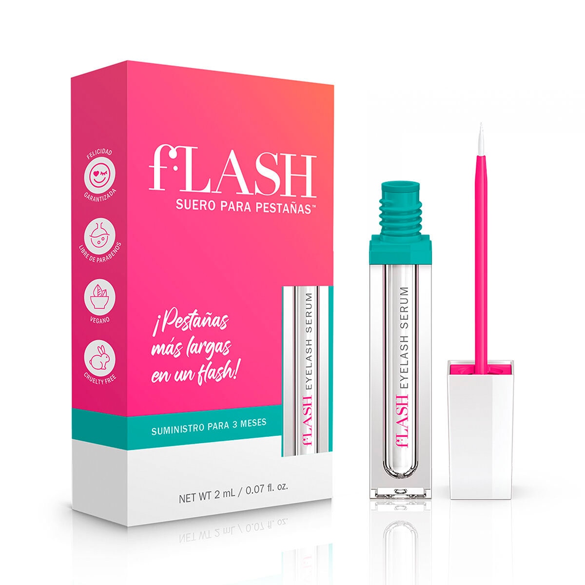 Flash Suero Amplificador de Pestañas 2 ml