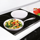 Westinghouse, Set de Sartenes 24 y 30 cm, Cerámica Blanca, Acero Inoxidable