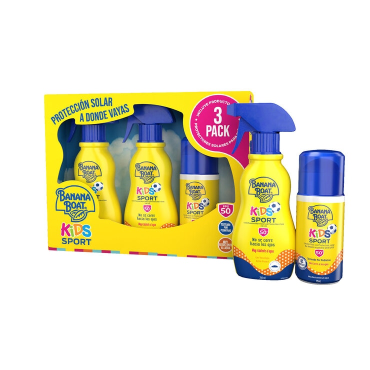 Banana Boat Kids, Protector Solar 3 pzas