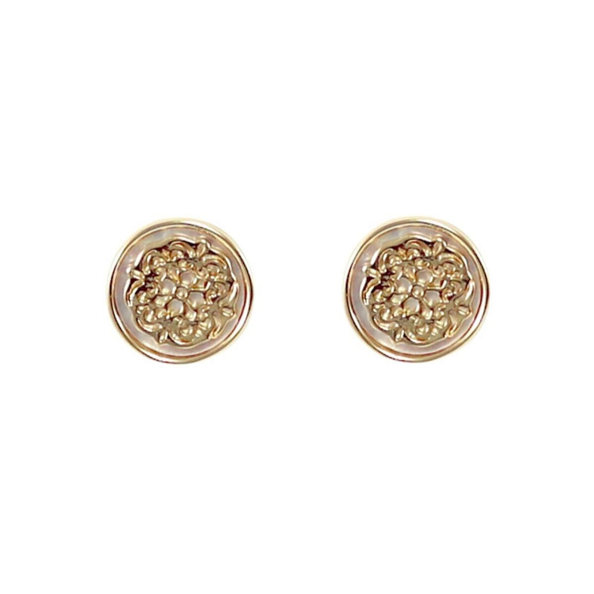 Mayfer, Juego de Mandalas, Collar y Aretes en Aleación de Metal