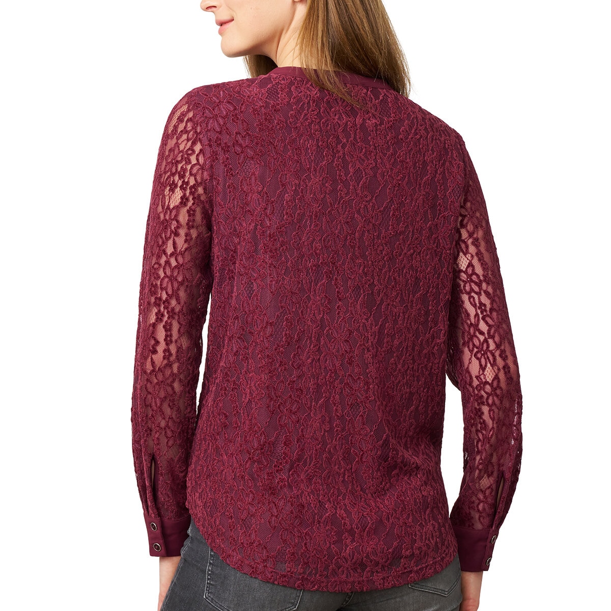 Cable and Gauge Blusa para Dama Rojo Extra Chica