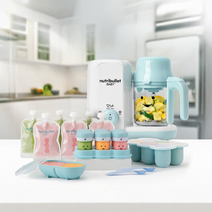 Nutribullet Baby Steam + Blend + Accesorios, Sistema de Cocina 2 en 1