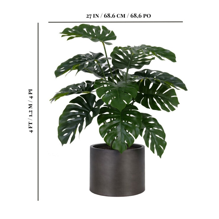 CG Hunter, Árbol Artificial de Monstera con Base