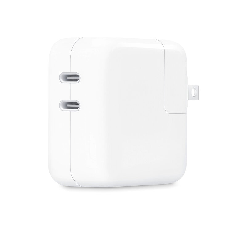 Apple Adaptador de corriente de 35 W con dos puertos USB-C